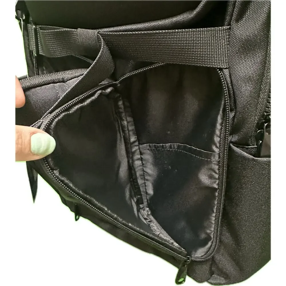 Duchamp London Black Laptop Backpack w/ Multiple Pockets NWT